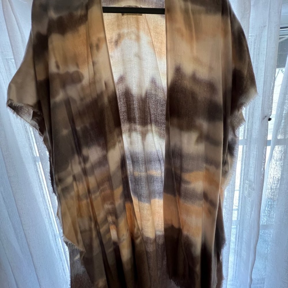 Free People Earthtone Shawl